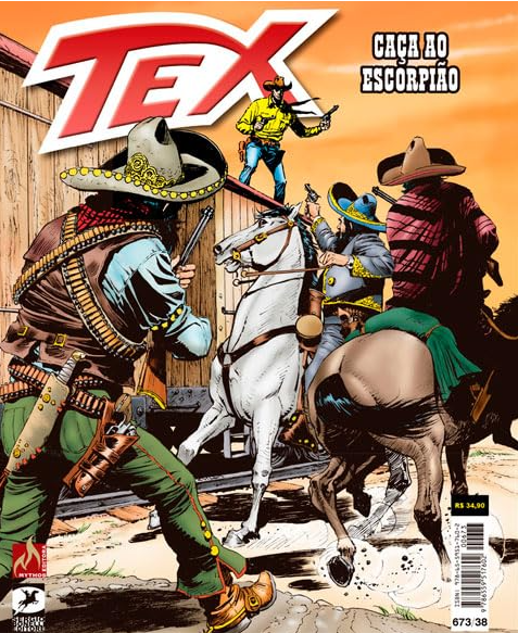 Capa de Tex - Vol.673 -Caça ao Navajo