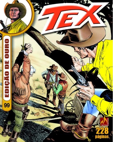 Capa de Tex - ouro - Vol.99