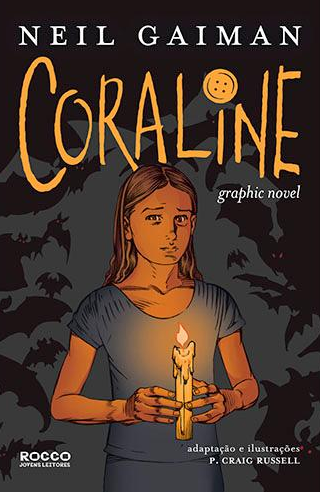 Capa de Coraline - Graphic Novel